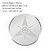 Magnetic Car Mount With Better Aluminium Plate Universal Magnetic Cell Phone Holder Dashboard Mount For iPhone 8 7Plus 6 Plus 5 Samsung S3 4 5 Note 6 Alomst All Smartphone (Silver)
