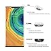 Janmitta for Huawei Mate 30 Pro Screen Protector, [Scratch Resistant][Anti-Fingerprint][Bubble Free][3D Arc Edge][Ultra Thin] Tempered Glass for Huawei Mate 30 Pro (Black)
