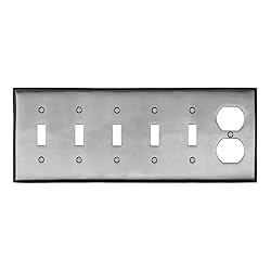 Switch Hits Satin Nickel Outlet Wall Plate | 5