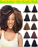 Hot Sell Kanekalon Curly Afro Kinky Bulk Extension Hair for Braiding!!!