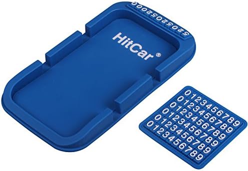 Amazon スマホスタンド 車 車載スマートフォンホルダー 青 Blue 携帯車載gpsホルダー Iphone Android スタンド 様々な場所と表面に取り付けられる Hitcar製 ノンスリップマット 車 バイク