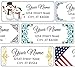 Personalized Return Address Labels - Customize Quantity and Designs - Christmas Address Labels - Easy to Peel, Guaranteed to Stick and Stay, On Blank Mailing Labels 30 Per Sheet, Pack of 120 Labels.