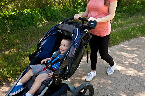 Life Mounts Bluetooth Stroller Speaker with Universal Flex Mount - Hands-Free Music - Fits All Brands (Black)