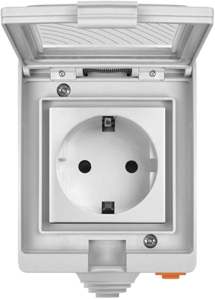 SONOFF S55 Wasserdichte Intelligente WLAN Steckdose Wasserdicht Gem IP55 Intelligente Steckdose mit Timerschalter fr das Smart Homefunktioniert mit Amazon Alexa und Google Home Assistant