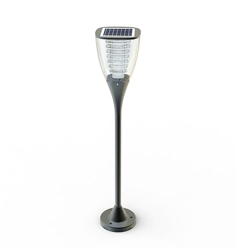 Tapetum Solar Garden Light 100 Lumens Warm White LED with 3.7V 2000 mAh Li-ion Battery and 1.6 Watt Solar Panel