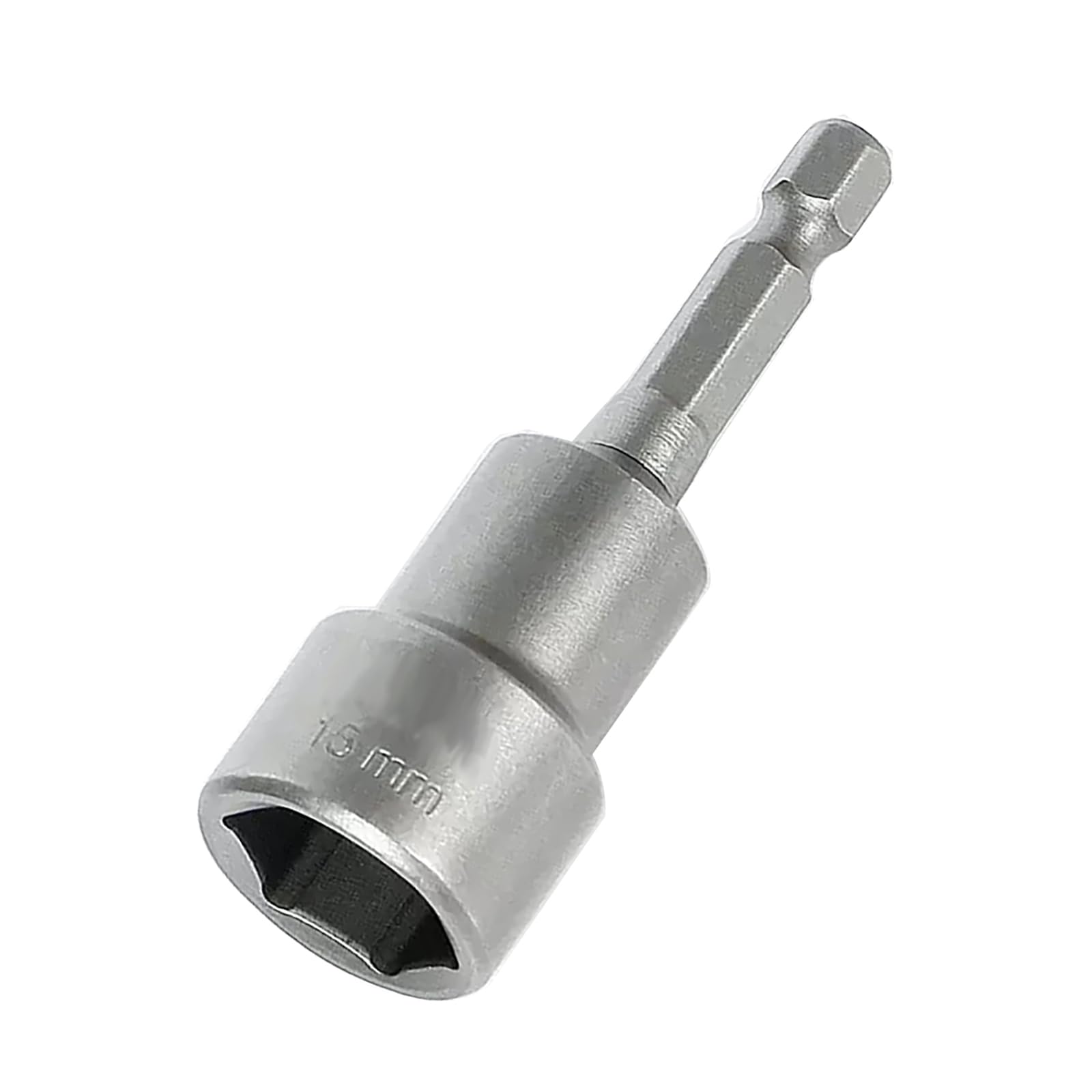 SagaSave 15mm Nut Driver Bit Socket Adapter, 1PCS, Magnetic Nut Setter for Drills, Impact Socket Adapter