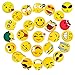 3D Emoji Magnets, Pococina 26 Pack Emoji Refrigerator Magnets Set, 1.7 Inch Funny Fridge Magnet Set for Kids Kitchen Home Decor Classroom Office Hospital