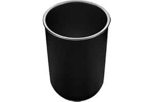 OSOLADY Stainless Steel ’s Toothbrush Holder Cup, 350ml Double-Layer Mouthwash Tumbler, Black Bathroom