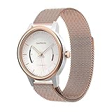 Garmin Vivomove Watch Band, Yesoo Premium Magnet Loop Milanese Watch Band Bracelet Strap for Garmin Vivomove Premium/Classic/Sport (Rose Gold)