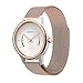 Garmin Vivomove Watch Band, Yesoo Premium Magnet Loop Milanese Watch Band Bracelet Strap For Garmin Vivomove Premium/Classic/Sport (Rose Gold)