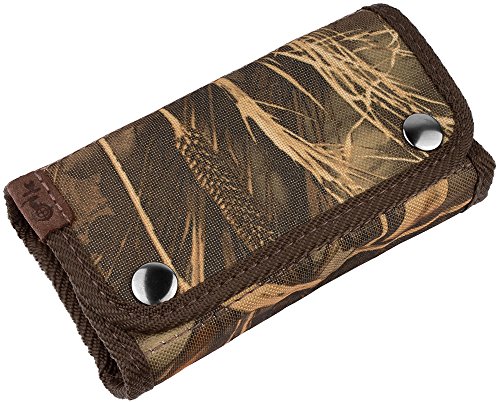 BRONZEDOG Shooter's Pouch Nylon Ammo Cartridge Belt Holder Shotgun 12 16 Gauge Camo Shotshell Carrier Hunting Accessories (Brown Cane Camo) - Thumbnail 3