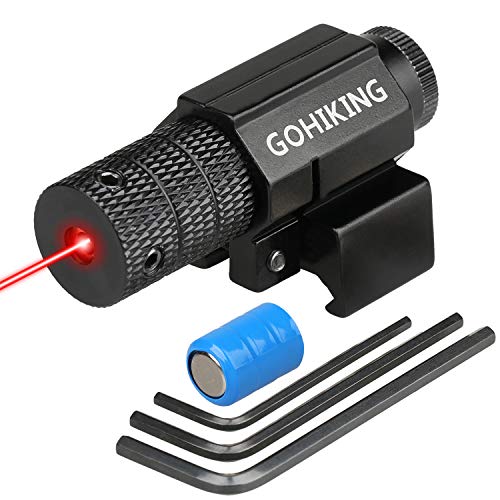 GOHIKING Hot Tactical Red Laser Beam Dot Sight Scope for Gun Rifle Pistol Picatinny Mount