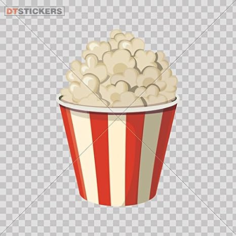 Amazon Com Decal Vinyl Popcorn Food Drink Store Restaurant Wall A