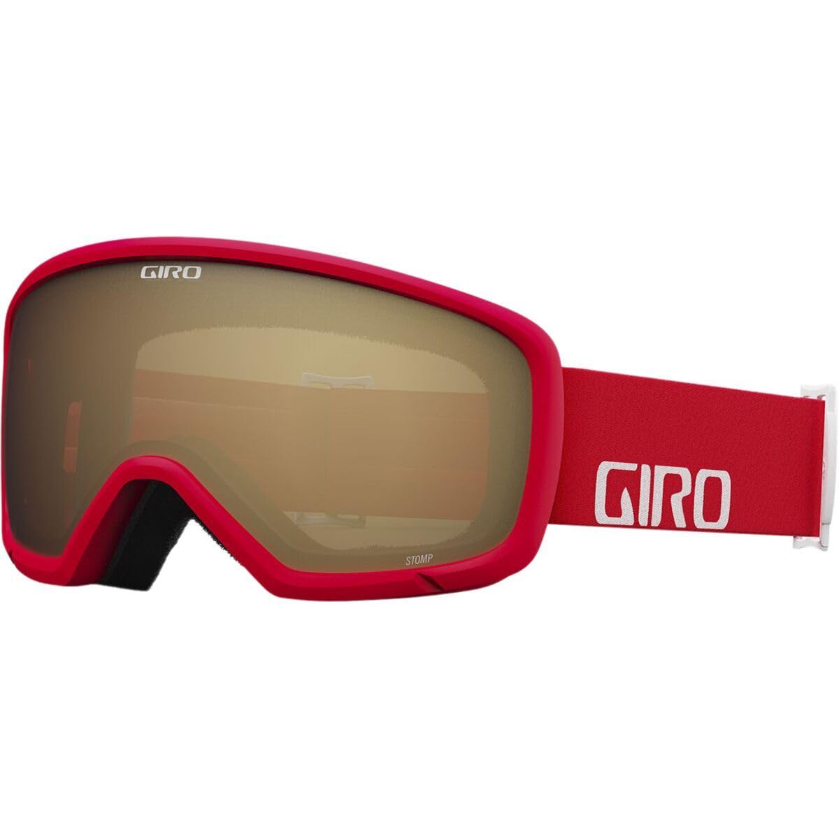Giro Youth Stomp Ski/Snow Goggles - Red & White Wordmark - AR40 Lens