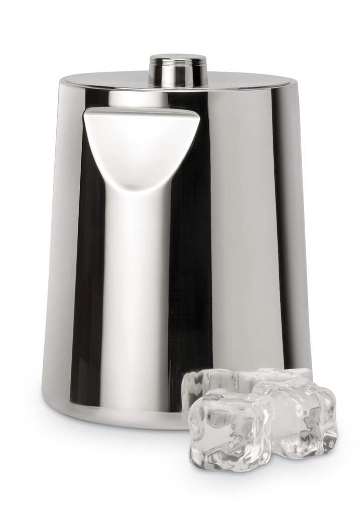 Braisogona Bella Ice Bucket/Bottle, Stainless Steel, Silver, 30 x 30 x 30 cm