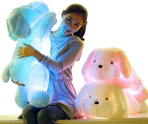 20'' Luminous Plush Dog Stuffed Animal Soft Puppy Glowing Doll With LED Lights