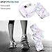 iPhone 6 Plus Case,iPhone 6s Plus Case,VIVIBIN Pink Purple Marble for Women Girls Kids Clear Bumper Best Protective Soft Silicone Rubber Matte TPU Cover Slim Fit Phone Case for iPhone 6+ 6s Plus