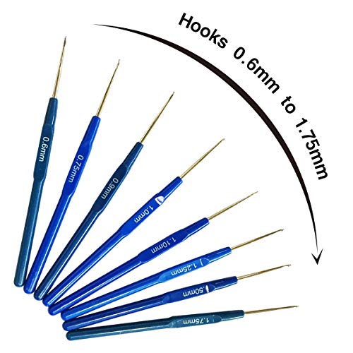 image for SoarOwl 57 Pack Crochet Hooks Set Knitting Needles Kit Ergonomic Soft 