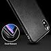 ESR Premium Real Leather Case for The iPhone XR, Slim Protective Cover [Supports Wireless Charging] for The Apple iPhone XR (2018) - Black