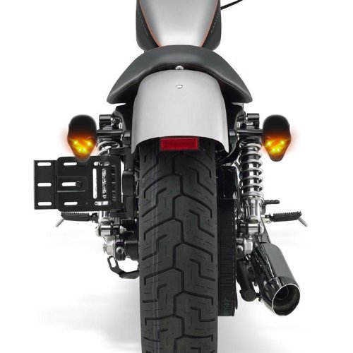 4x Amber Skull 4 LED Black Casing Housing Turn Signal Blinker Light Lighting For Motorcycle Cruiser Chopper Honda Shadow Yamaha V Star - Thumbnail 6