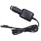 Surface Pro 4 Charger, Threeeggs Car Charger Power Supply Adapter for Surface Pro 4 Intel Core i5 / i7 (Car Charger)