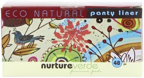 Nurture Verde 100% Natural Fully Compostable Panty Liner (48-count) by Nurture Verde