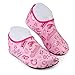 CIOR Kids Skin Barefoot Shoes Quick-Dry Water Shoes Mutifunctional Aqua Socks for Beach Pool Surf Shoes,SCT1706,Pink,31.32