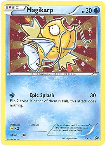 Pokemon - Magikarp (XY143) - XY Black Star Promos - Holo - Trading Card - Collectible Single Trading Card - Unisex - Age 15+