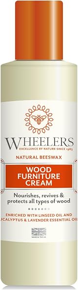 Wheelers Natural Wood Furniture Cream 300ml Beeswax Polish with Oils view 1