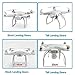 Qiyun Hobbypower Tall Landing Gear for DJI Phantom 1 2 Vision Quadcopter Wide & High Extend (White)
