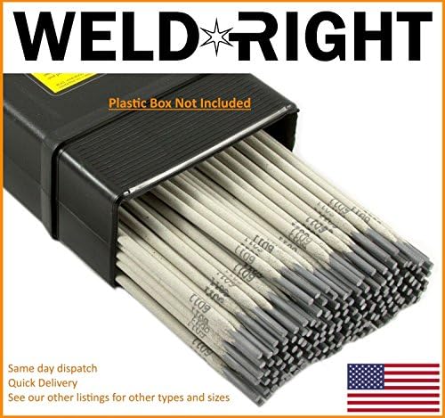 Weld Right ER316L Stainless Steel Arc Welding Electrodes Rods 1/8's - 3.2mm x 10-100 Qtys