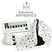 Premium Organic Bamboo Baby Washcloths - 100% Natural Free Baby Towel, Perfect Baby Shower Gift, Ultra Soft Baby Bib for Boys & Girls - Hypoallergenic, No Chemicals, Large Size 10x10 - Set of 6