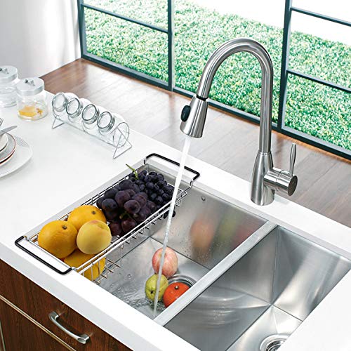 Kitchen Sink Caddy Sponge Holder, Hanging Dish Sponge Organizer Holder