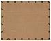 Linon Burlap Nailhead Small Corkboard