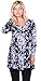 Popana Women's Tunic Tops For Leggings - Long Sleeve Vneck Shirt - Regular and Plus Size - Made In USA 1X ST61