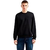 Armani Exchange mens Monochromatic Stretch Bonded Logo Sweatshirt
