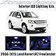 XtremeVision Land Rover LR2 Freelander SUV 2008-2015 (8 Pieces) Pure White Premium Interior LED Kit Package + Installation Tool