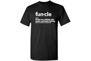 FEELIN GOOD TEES Mens Funcle Gift for Uncle Graphic Novelty Funny T Shirt