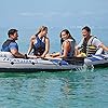 Intex-Excursion-5-Inflatable-Rafting-and-Fishing-Boat-with-Oars-Motor-Mount