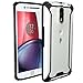 Poetic Moto G4/Moto G4 Plus Case - Affinity Series Premium Thin/No Bulk/Clear/Dual Material Protective Bumper Case for Motorola Moto G4/Moto G4 Plus (2016) - Black/Clear