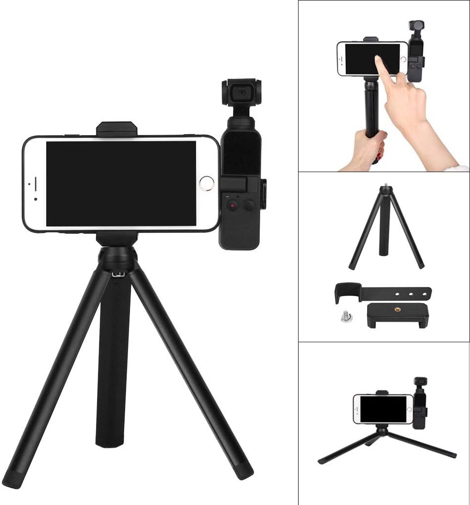 HAHAP Multifunction Tripod Mount Stand Phone Holder for DJI Osmo Pocket Handheld Cam