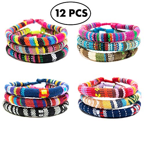 FROG SAC 12 VSCO Bracelets for Teen Girls, VISCO Girl Braided Friendship Bracelets for Women and Men - //medicalbooks.filipinodoctors.org
