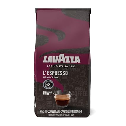 Lavazza Gran Crema Whole Bean Coffee Blend Medium Espresso Roast 22 Pound Bag
