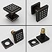 HOMEDEC 2inch Brass Square Massage Shower Body Sprayer Jets, Oil Rubbed Bronze, 6 pack
