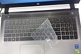 Keyboard Protector Skin for HP Notebook 15.6 Premium Laptop, HP 15-BA009DX Notebook, HP 15-BS015DX 15-BS158CL 15-BS115DX, HP 15-BA009DX 15-BA010nr 15-BA015WM 15-BA079DX 15-BK163DX 15-AY103DX, Clear