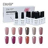 Elite99 Gel Nail Polish Set UV LED Soak off Gel Nail Varnish 12 Colors Collection Gloss Manicure Lacquer Nail Art Gift Set 10ML