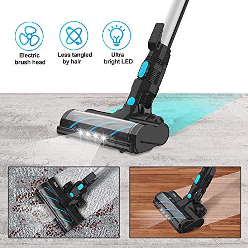 INSE Cordless Vacuum Cleaner, Lightweight 6 in 1 Stick Vacuum with