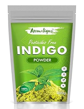 Aromatique Natural Indigo Powder for Hair & Beard Color - 250 grams