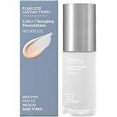 Color Changing Foundation for Mature Skin Women | Self Adjusting, Color Adapting, Natural Dewy Finish, Lightweight, Moisturizing, Long Lasting for 12 Hours, 1 Oz