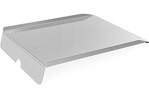 Unidanho Drip Tray for Traeger Heat Baffle Replacement Parts Pro Series 575 22 Lil' Tex Elite Century Pellet Grill Diffuser Plate Smoker BCA070 BAC012 Chef PG24-3 Grease Pan SmokePro BBQ Accessory